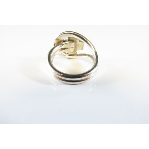 Sterling Christian Greek Cross Ring Women's Double Band Christian Ring Sz 6 - Picture 3 of 8